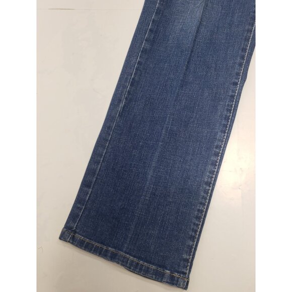 Lee Sinfully Soft Jeans Women’s Straight Leg Mid Rise Denim Blue Jeans 8 Medium - Picture 10 of 16